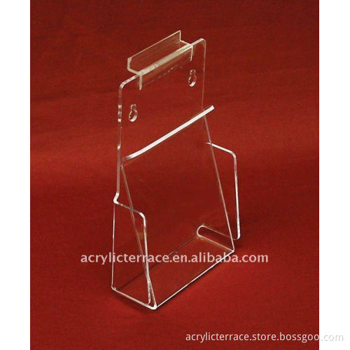 Slatwall Literature Displays With Hold-Down Flap